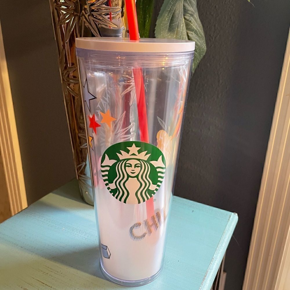 Starbucks Frosted Chill Rise and Shine Tumbler NWT